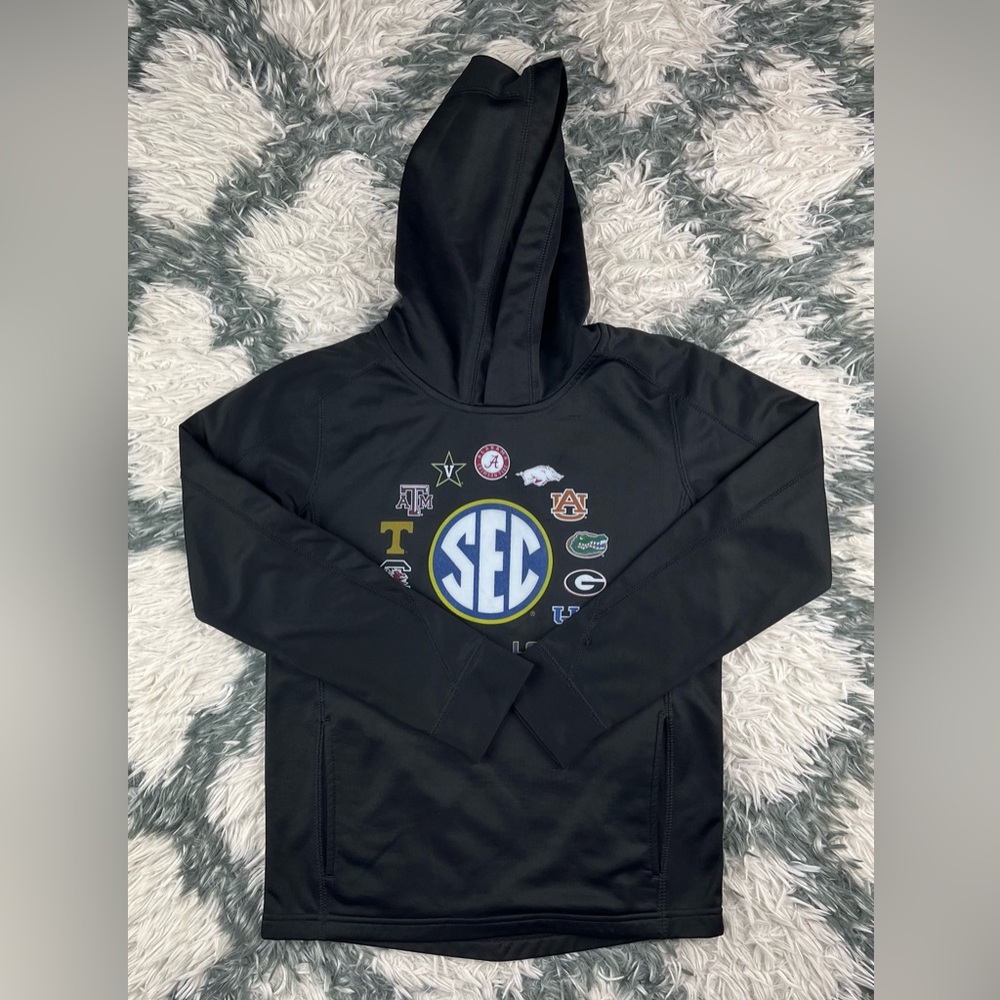 Outer Stuff Kids Boys SEC South Eastern Conference Hoodie Black M
